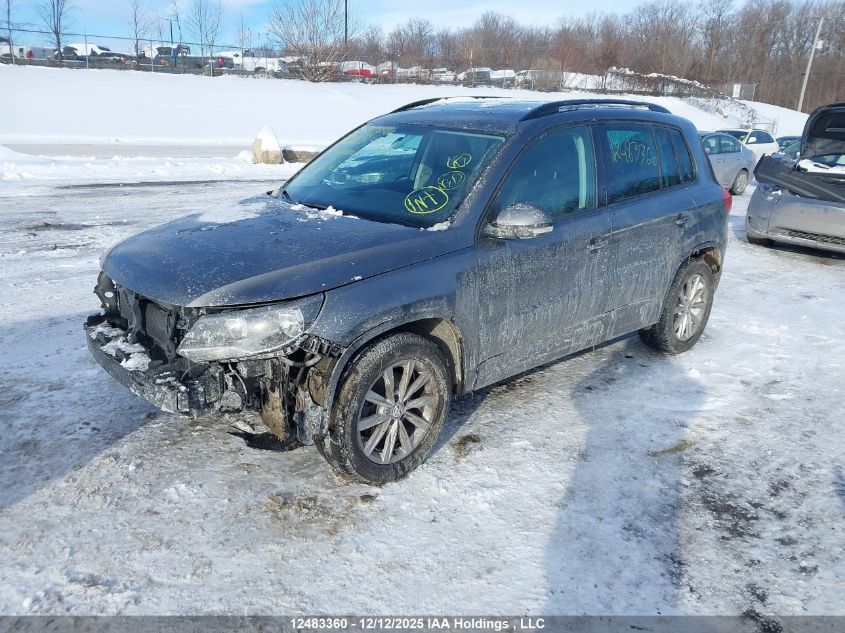 2012 Volkswagen Tiguan 2.0 Tsi Comfortline/2.0 Tsi Highline/2.0 Tsi Trendline VIN: WVGBV7AX7CW001268 Lot: 12483360X