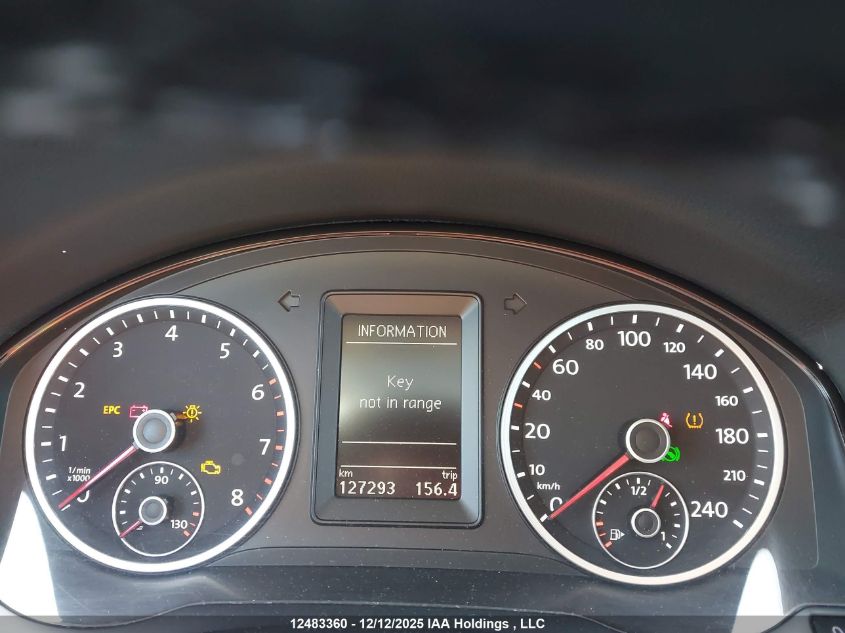 2012 Volkswagen Tiguan 2.0 Tsi Comfortline/2.0 Tsi Highline/2.0 Tsi Trendline VIN: WVGBV7AX7CW001268 Lot: 12483360X