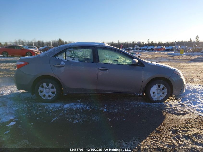 2014 Toyota Corolla L/Le/Le Pls/Prm/S/S Pls VIN: 2T1BURHE7EC125088 Lot: 12486706