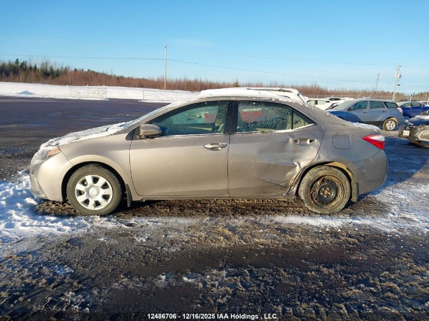 2014 Toyota Corolla L/Le/Le Pls/Prm/S/S Pls VIN: 2T1BURHE7EC125088 Lot: 12486706