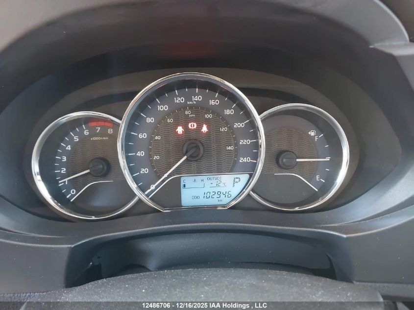 2014 Toyota Corolla L/Le/Le Pls/Prm/S/S Pls VIN: 2T1BURHE7EC125088 Lot: 12486706