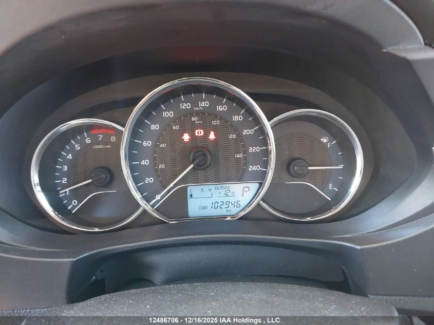 2014 Toyota Corolla L/Le/Le Pls/Prm/S/S Pls VIN: 2T1BURHE7EC125088 Lot: 12486706