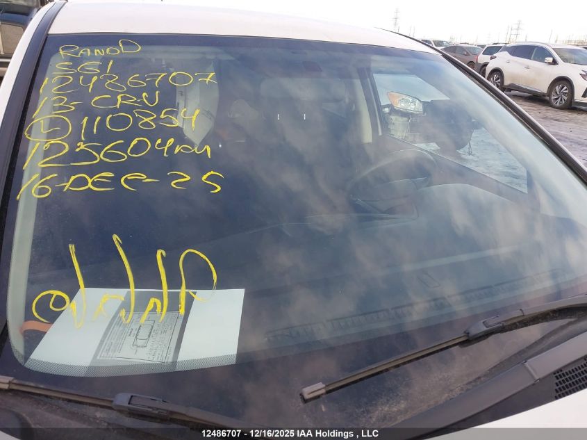 2013 Honda Cr-V Lx VIN: 2HKRM4H38DH110854 Lot: 12486707