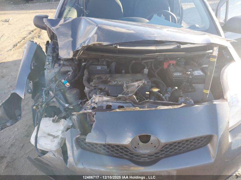 2010 Toyota Yaris VIN: JTDJT9K35A5282017 Lot: 12486717