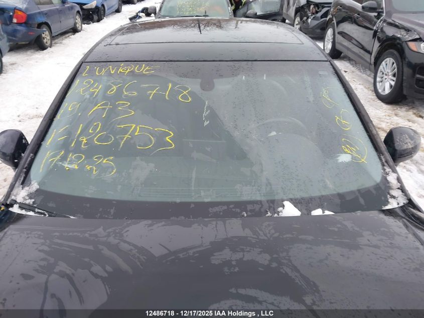 2019 Audi A3 45 Komfort VIN: WAUBEGFFXKA120753 Lot: 12486718