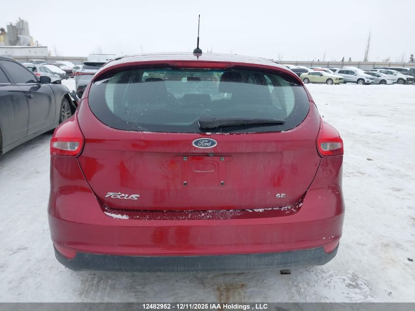 2017 Ford Focus Se VIN: 1FADP3K29HL261141 Lot: 12482952X