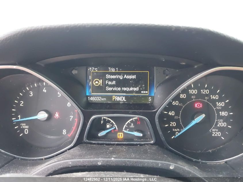 2017 Ford Focus Se VIN: 1FADP3K29HL261141 Lot: 12482952X