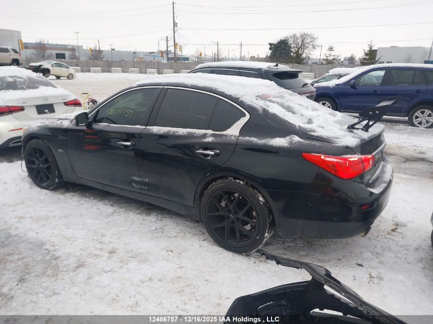 2016 Infiniti Q50 3.0T VIN: JN1EV7AR3GM342903 Lot: 12486757