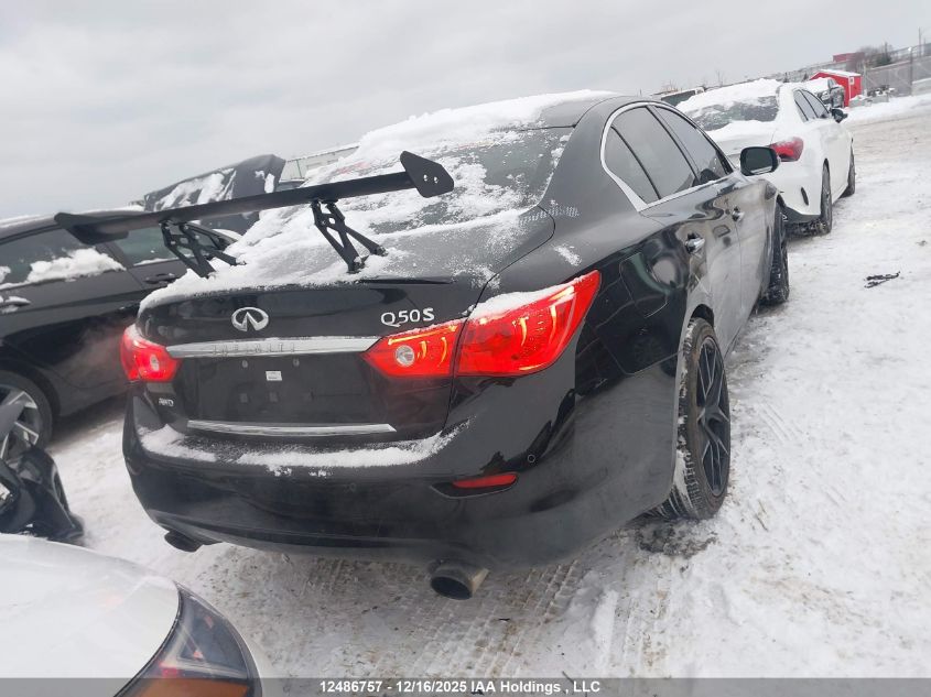 2016 Infiniti Q50 3.0T VIN: JN1EV7AR3GM342903 Lot: 12486757