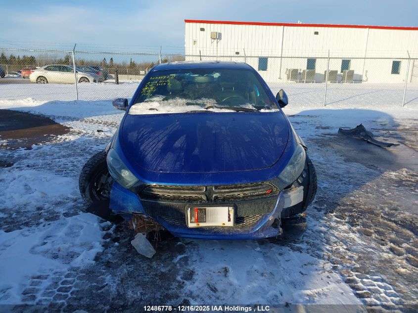 2014 Dodge Dart Gt VIN: 1C3CDFEB9ED711604 Lot: 12486778