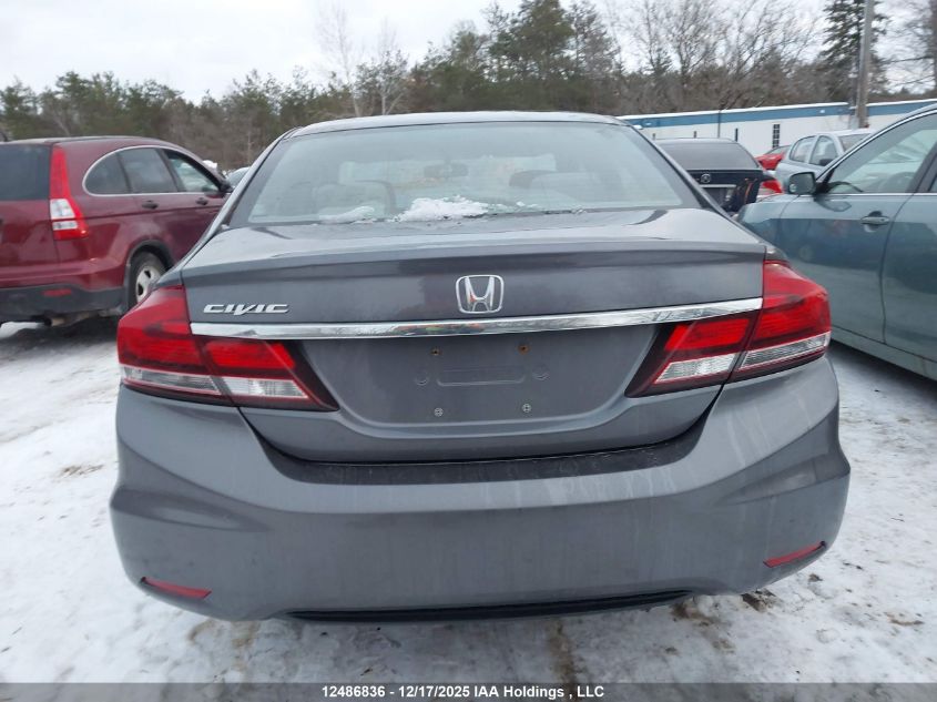 2014 Honda Civic Lx VIN: 2HGFB2F42EH018451 Lot: 12486836