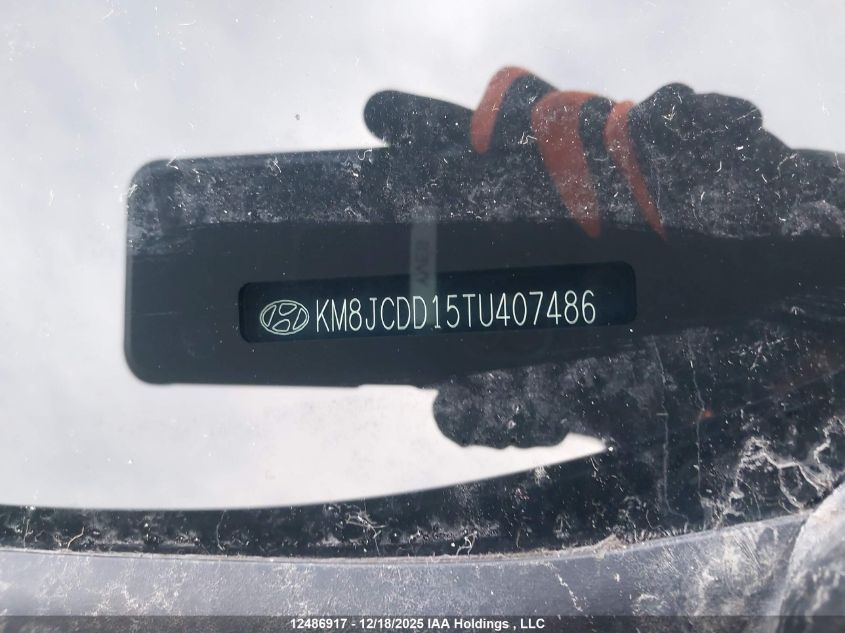 2026 Hyundai Tucson Sel Convenience VIN: KM8JCDD15TU407486 Lot: 12486917