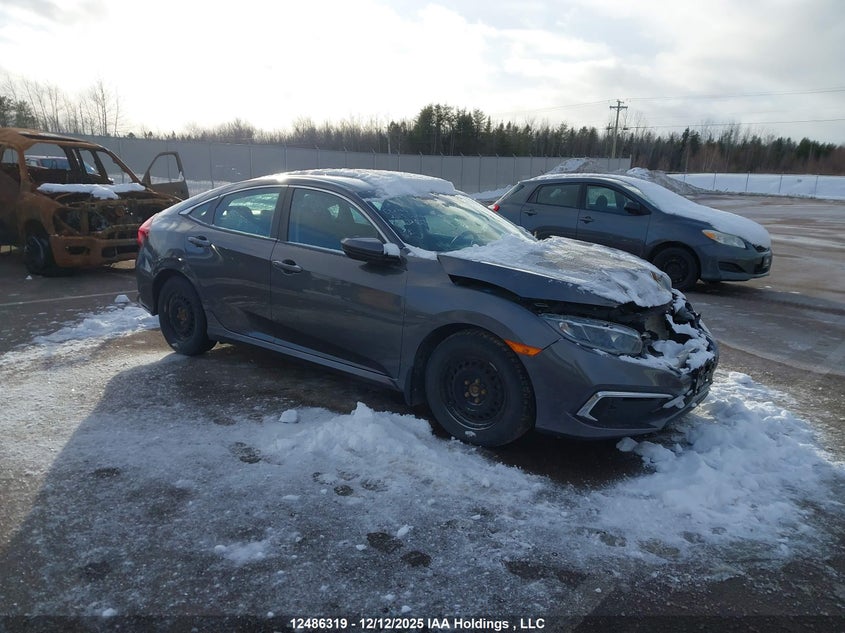 2HGFC2E52KH021790 2019 Honda Civic Lx auction photo 1