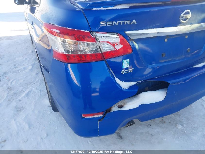 2014 Nissan Sentra 1.8 S/1.8 Sl/1.8 Sr/1.8 Sv VIN: 3N1AB7AP2EL617545 Lot: 12487000