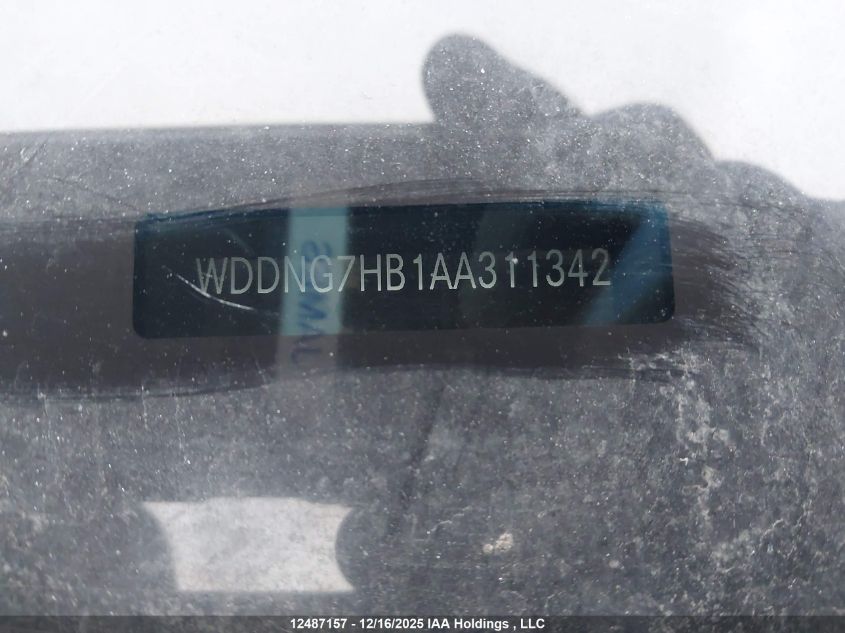 2010 Mercedes-Benz S 63 Amg VIN: WDDNG7HB1AA311342 Lot: 12487157