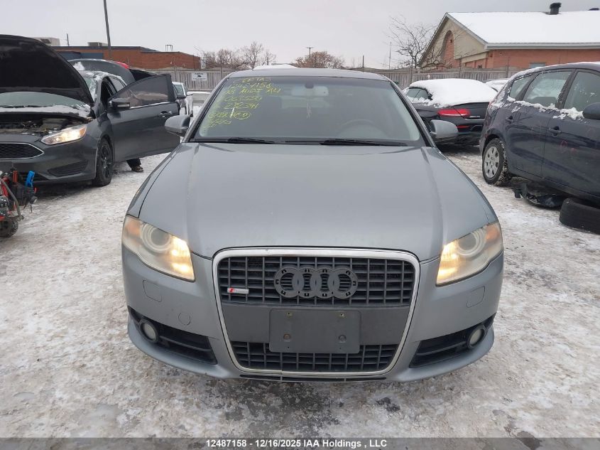 2008 Audi A4 3.2 Quattro VIN: WAUDH68E78A063550 Lot: 12487158