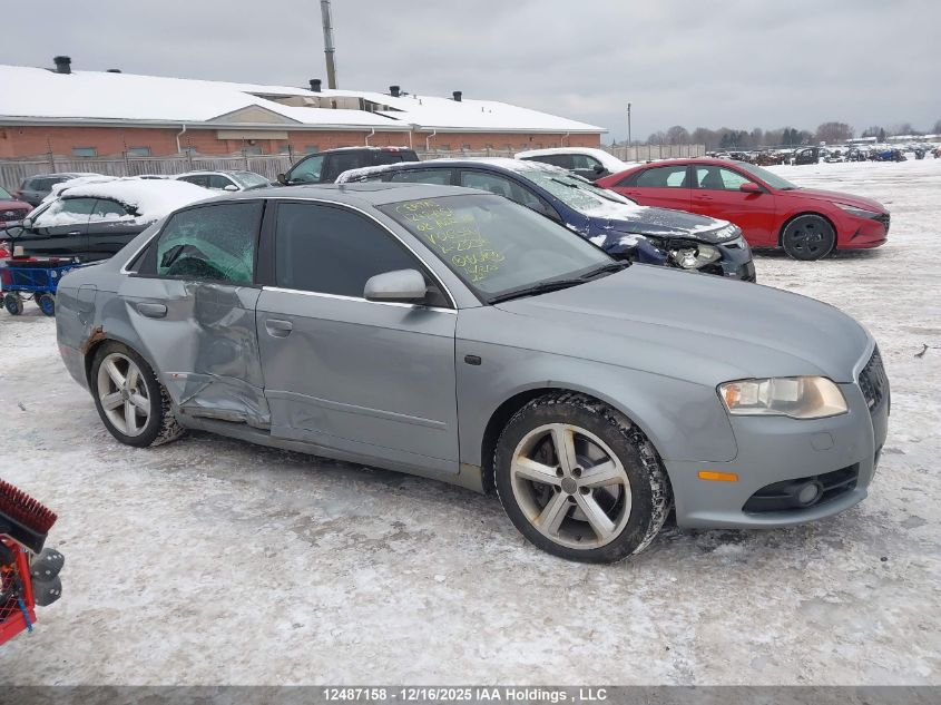 2008 Audi A4 3.2 Quattro VIN: WAUDH68E78A063550 Lot: 12487158