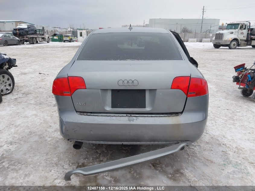 2008 Audi A4 3.2 Quattro VIN: WAUDH68E78A063550 Lot: 12487158