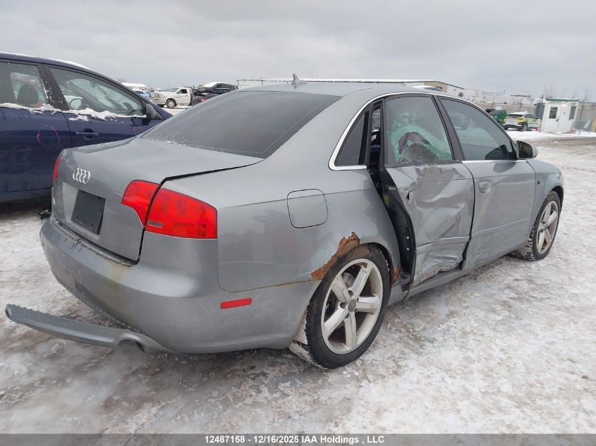 2008 Audi A4 3.2 Quattro VIN: WAUDH68E78A063550 Lot: 12487158