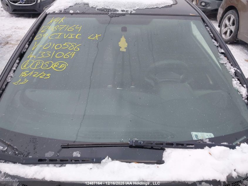 2009 Honda Civic Lx VIN: 2HGFG126698010586 Lot: 12487164