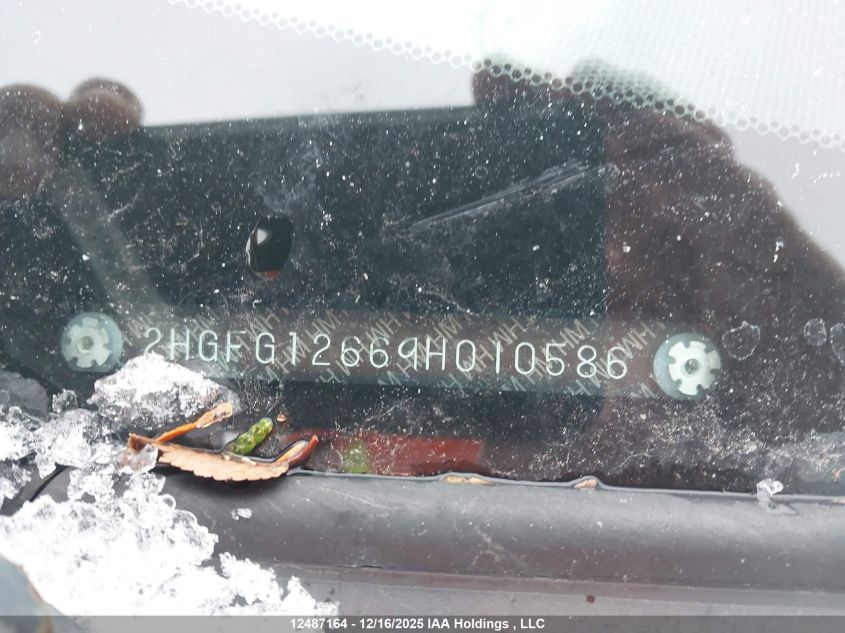 2009 Honda Civic Lx VIN: 2HGFG126698010586 Lot: 12487164