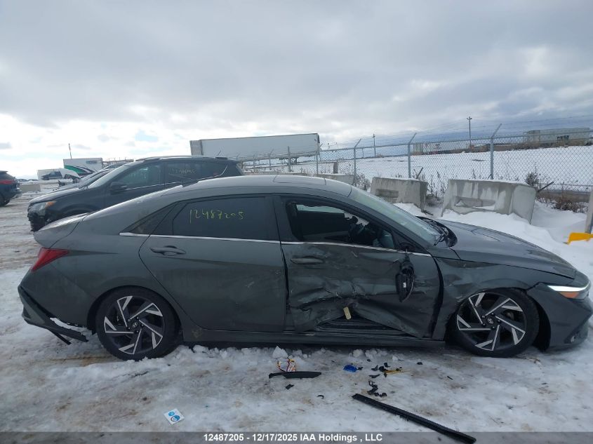 2024 Hyundai Elantra Luxury W/Two-Tone Interior VIN: KMHLN4DG7RU791853 Lot: 12487205