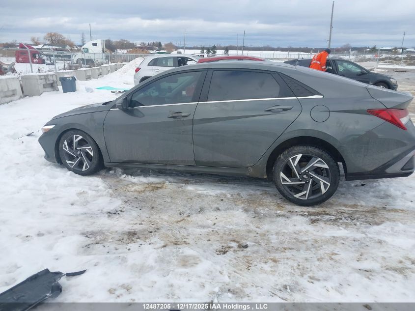 2024 Hyundai Elantra Luxury W/Two-Tone Interior VIN: KMHLN4DG7RU791853 Lot: 12487205