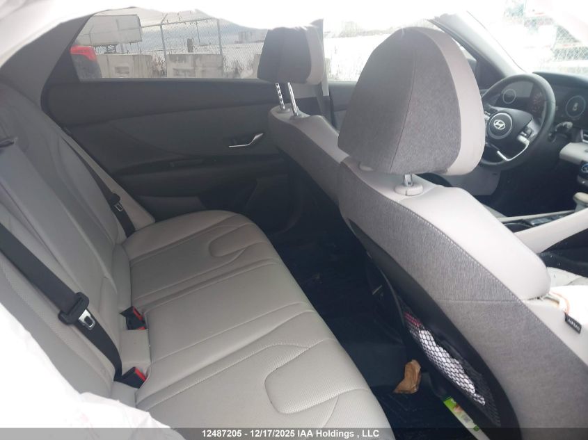 2024 Hyundai Elantra Luxury W/Two-Tone Interior VIN: KMHLN4DG7RU791853 Lot: 12487205