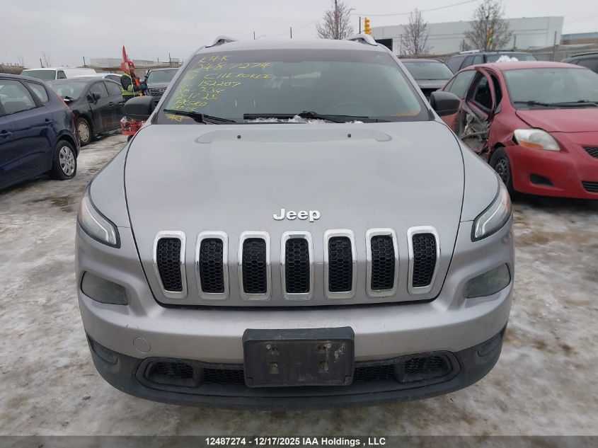 2014 Jeep Cherokee Sport VIN: 1C4PJMAB2EW152207 Lot: 12487274