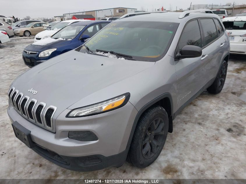 2014 Jeep Cherokee Sport VIN: 1C4PJMAB2EW152207 Lot: 12487274