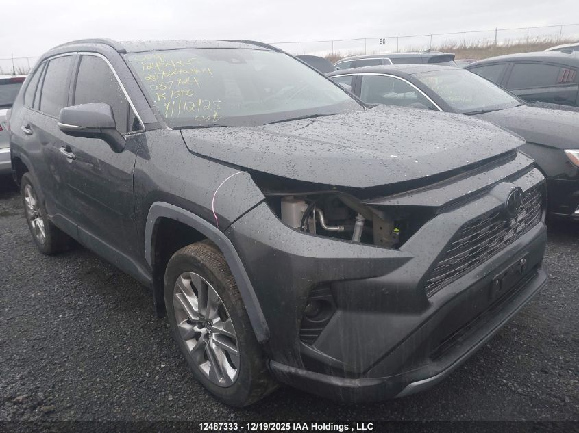 2020 Toyota Rav4 Limited VIN: 2T3D1RFV5LW087724 Lot: 12487333