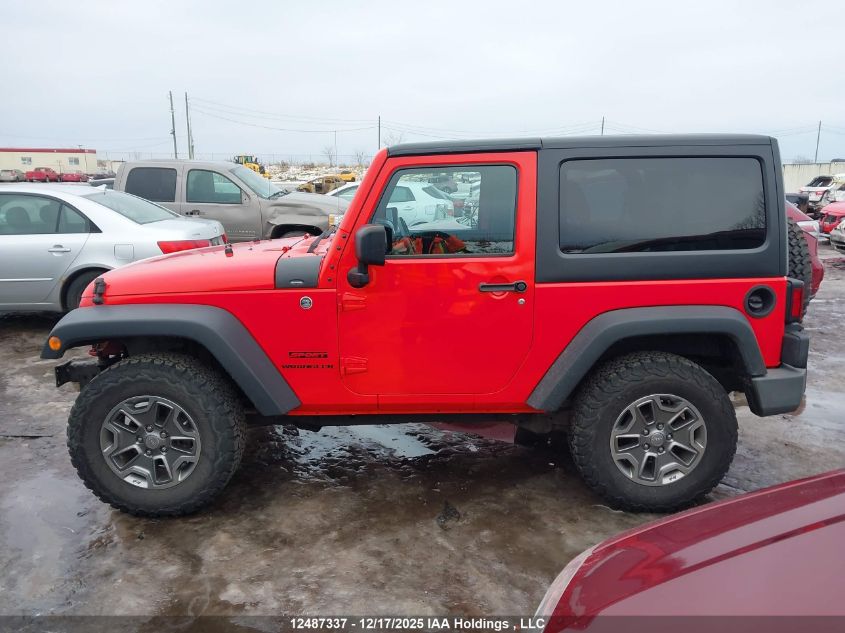 2015 Jeep Wrangler Sport VIN: 1C4AJWAG6FL665475 Lot: 12487337