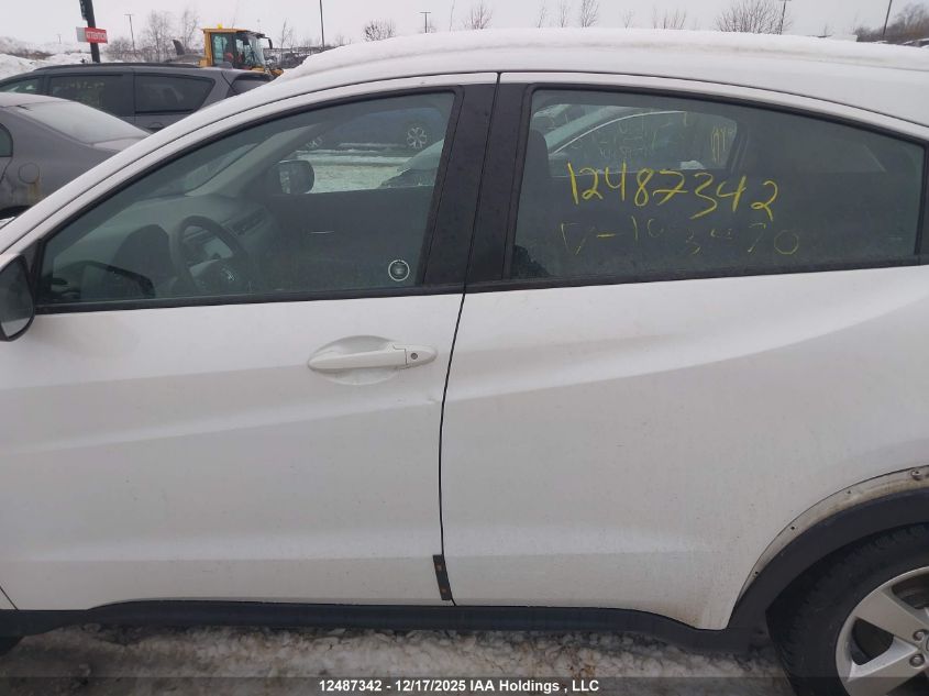 2016 Honda Hr-V Lx VIN: 3CZRU5G3XGM103470 Lot: 12487342