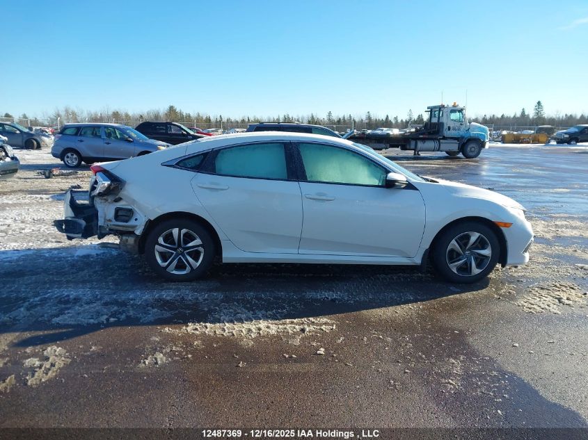 2020 Honda Civic Lx VIN: 2HGFC2F54LH014405 Lot: 12487369