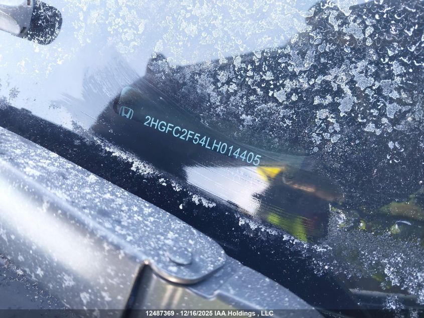 2020 Honda Civic Lx VIN: 2HGFC2F54LH014405 Lot: 12487369