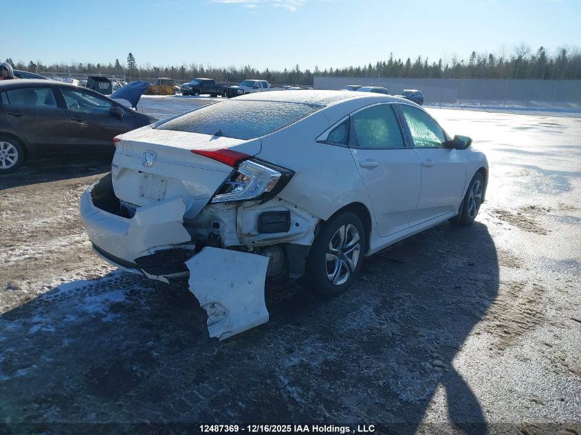 2020 Honda Civic Lx VIN: 2HGFC2F54LH014405 Lot: 12487369