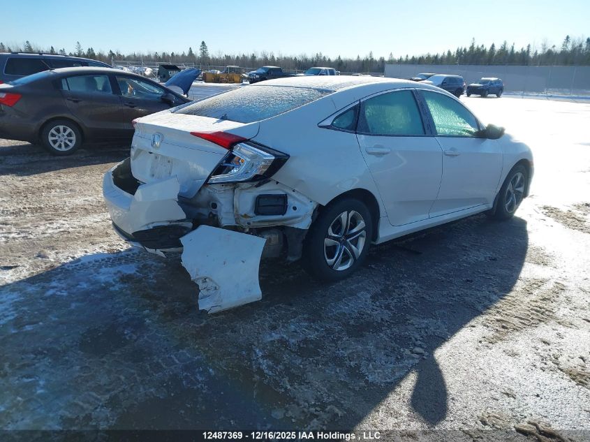 2020 Honda Civic Lx VIN: 2HGFC2F54LH014405 Lot: 12487369