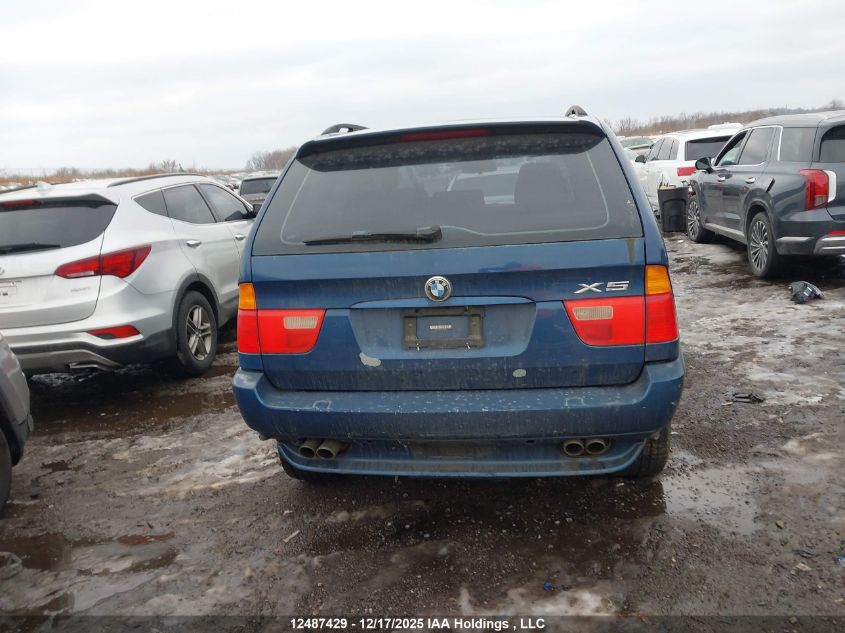 2002 BMW X5 4.4I VIN: 5UXFB33592LH34815 Lot: 12487429