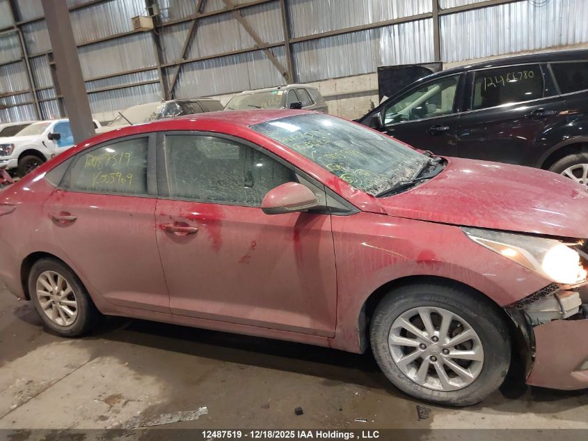 2018 Hyundai Accent Gl VIN: 3KPC24A37JE005969 Lot: 12487519