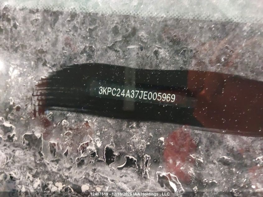 2018 Hyundai Accent Gl VIN: 3KPC24A37JE005969 Lot: 12487519