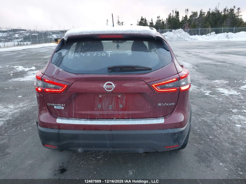 2022 Nissan Qashqai Sl/Sv VIN: JN1BJ1BW3NW471404 Lot: 12487589