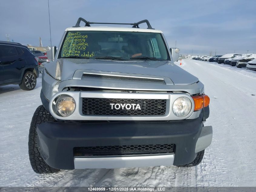 2007 Toyota Fj Cruiser VIN: JTEBU11F670027618 Lot: 12469959X