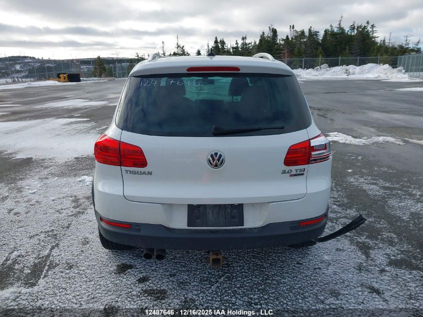 2017 Volkswagen Tiguan Highline VIN: WVGLV7AXXHK035787 Lot: 12487646