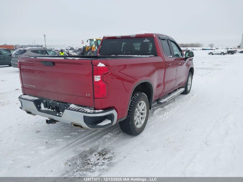 2019 Chevrolet Silverado 1500 Lt VIN: 1GCRYDED5KZ325759 Lot: 12477371X