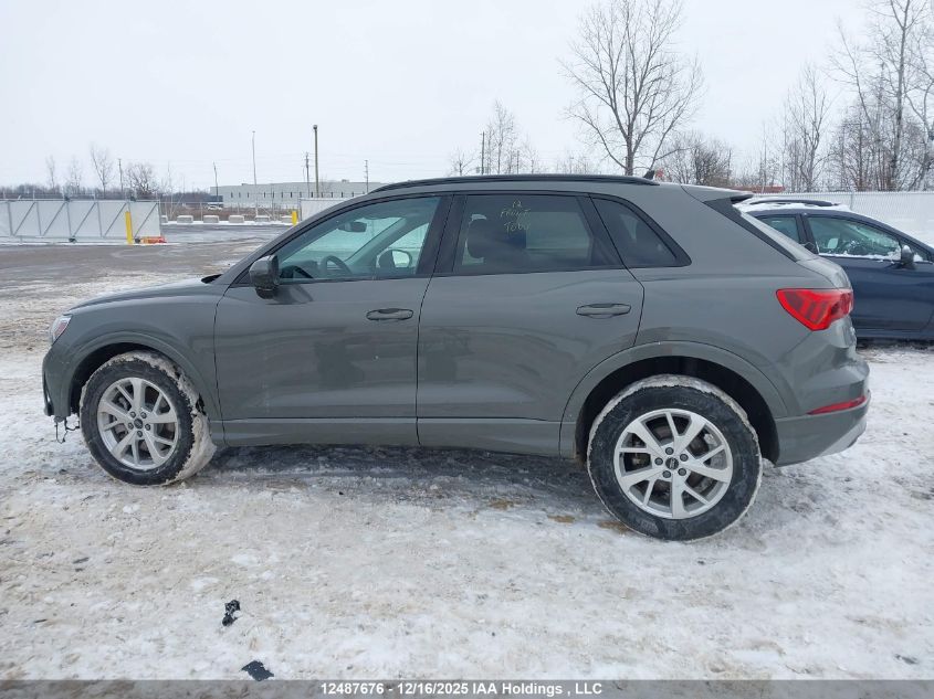 2025 Audi Q3 Premium 40 VIN: WA1AUCF30S1079611 Lot: 12487676