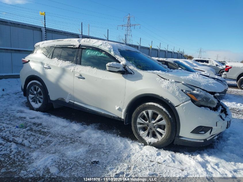 2018 Nissan Murano Midnight Edition/Platinum/Sl/Sv VIN: 5N1AZ2MH9JN141753 Lot: 12451970X
