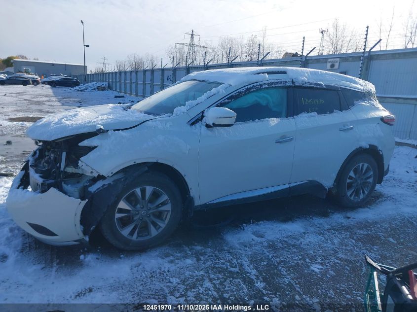 2018 Nissan Murano Midnight Edition/Platinum/Sl/Sv VIN: 5N1AZ2MH9JN141753 Lot: 12451970X