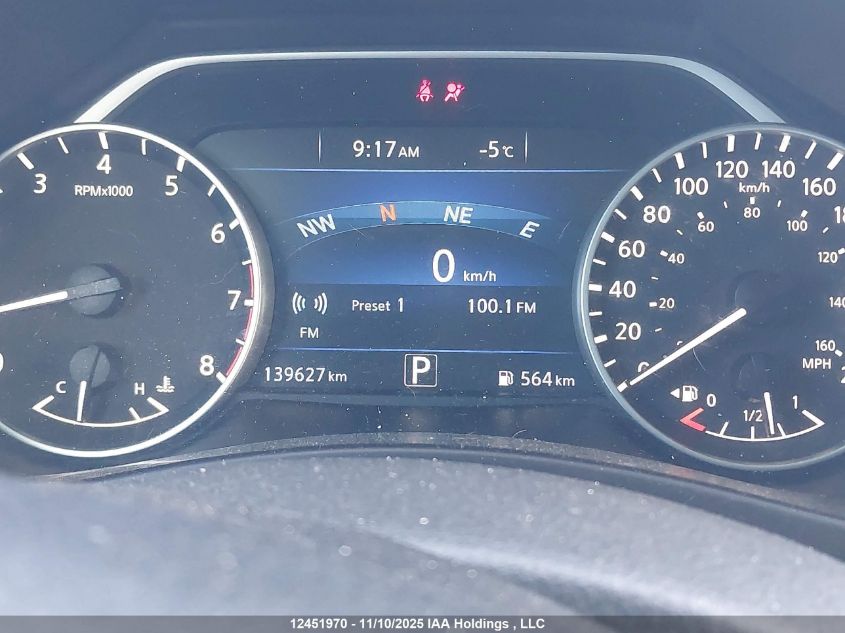 2018 Nissan Murano Midnight Edition/Platinum/Sl/Sv VIN: 5N1AZ2MH9JN141753 Lot: 12451970X