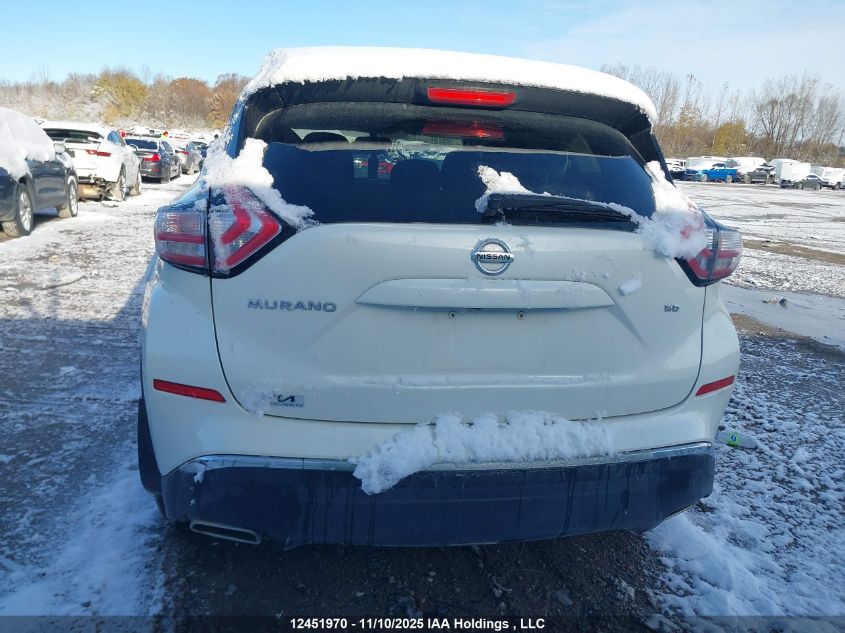 2018 Nissan Murano Midnight Edition/Platinum/Sl/Sv VIN: 5N1AZ2MH9JN141753 Lot: 12451970X