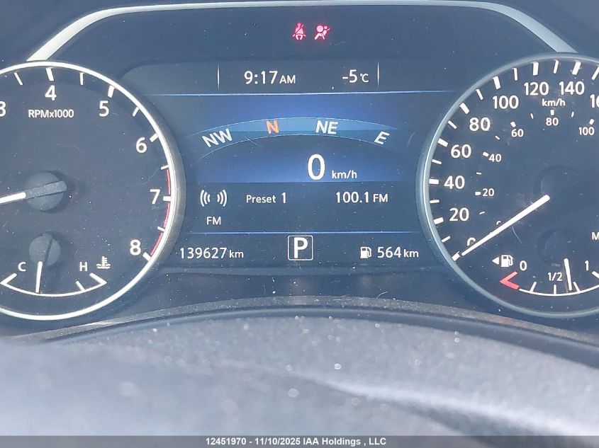 2018 Nissan Murano Midnight Edition/Platinum/Sl/Sv VIN: 5N1AZ2MH9JN141753 Lot: 12451970X